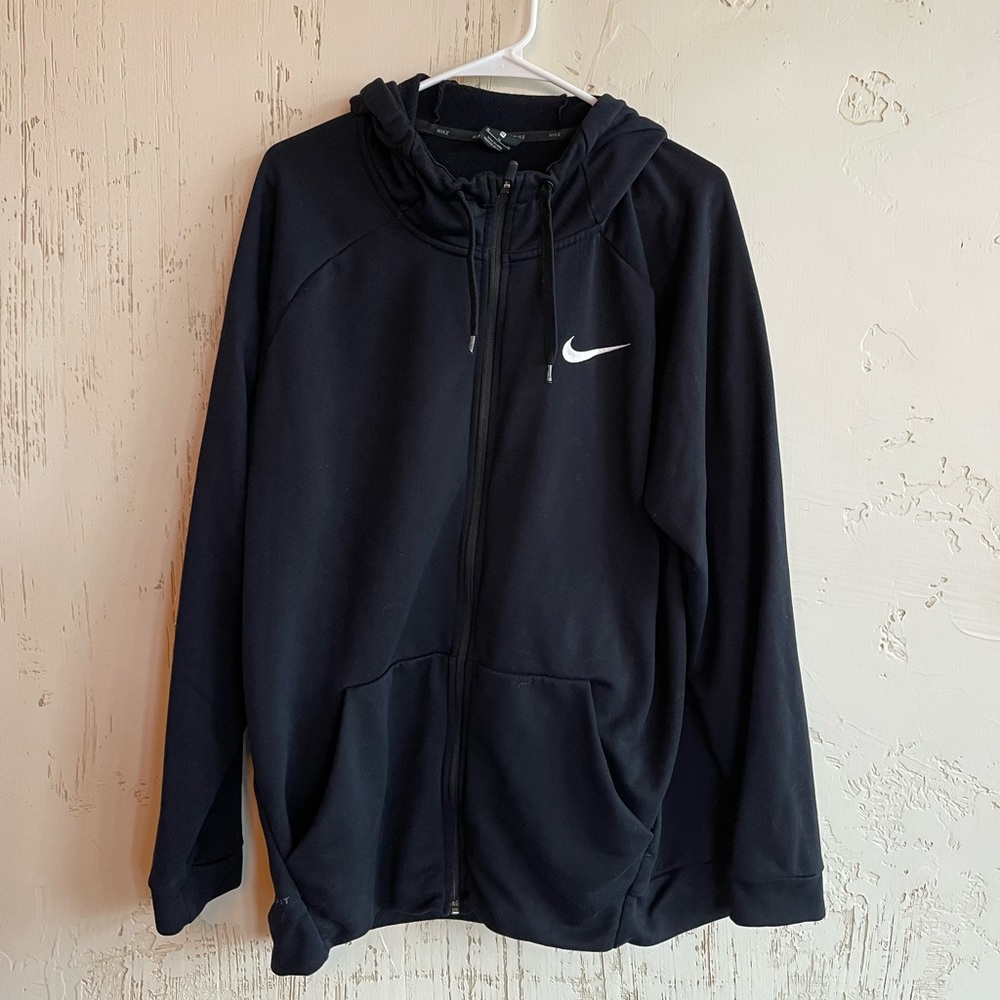 Men’s black Nike Full Zip Jacket. Size XL.